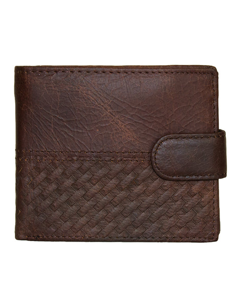 Fino DWS-832R RFID Blocking Genuine Leather Card Bifold Wallet with Box