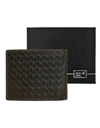 Fino DWS-833R Genuine Leather Bifold RFID Blocking Card Wallet with Box