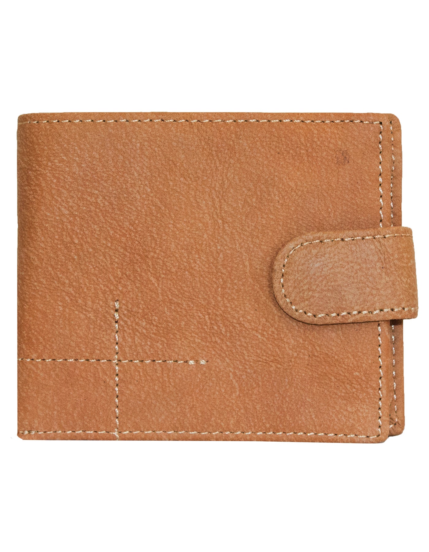 Fino DWS-8703 Genuine Leather Unique Stitched SD Card Holder Wallet with Box