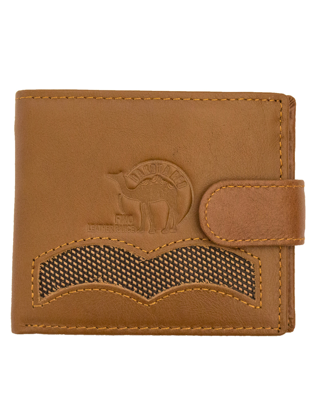 Fino DWS-8705 Genuine Leather Bifold Card Wallet with SD Card Holder & Box
