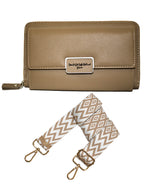 Fino F570+RX240819 Faux Leather 2in1 Crossbody Bag with 2 Removable Straps
