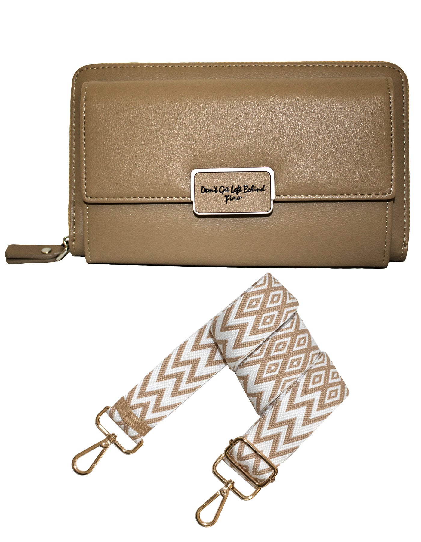 Fino F570+RX240819 Faux Leather 2in1 Crossbody Bag with 2 Removable Straps