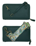 Fino F570+RX240819 Faux Leather 2in1 Crossbody Bag with 2 Removable Straps