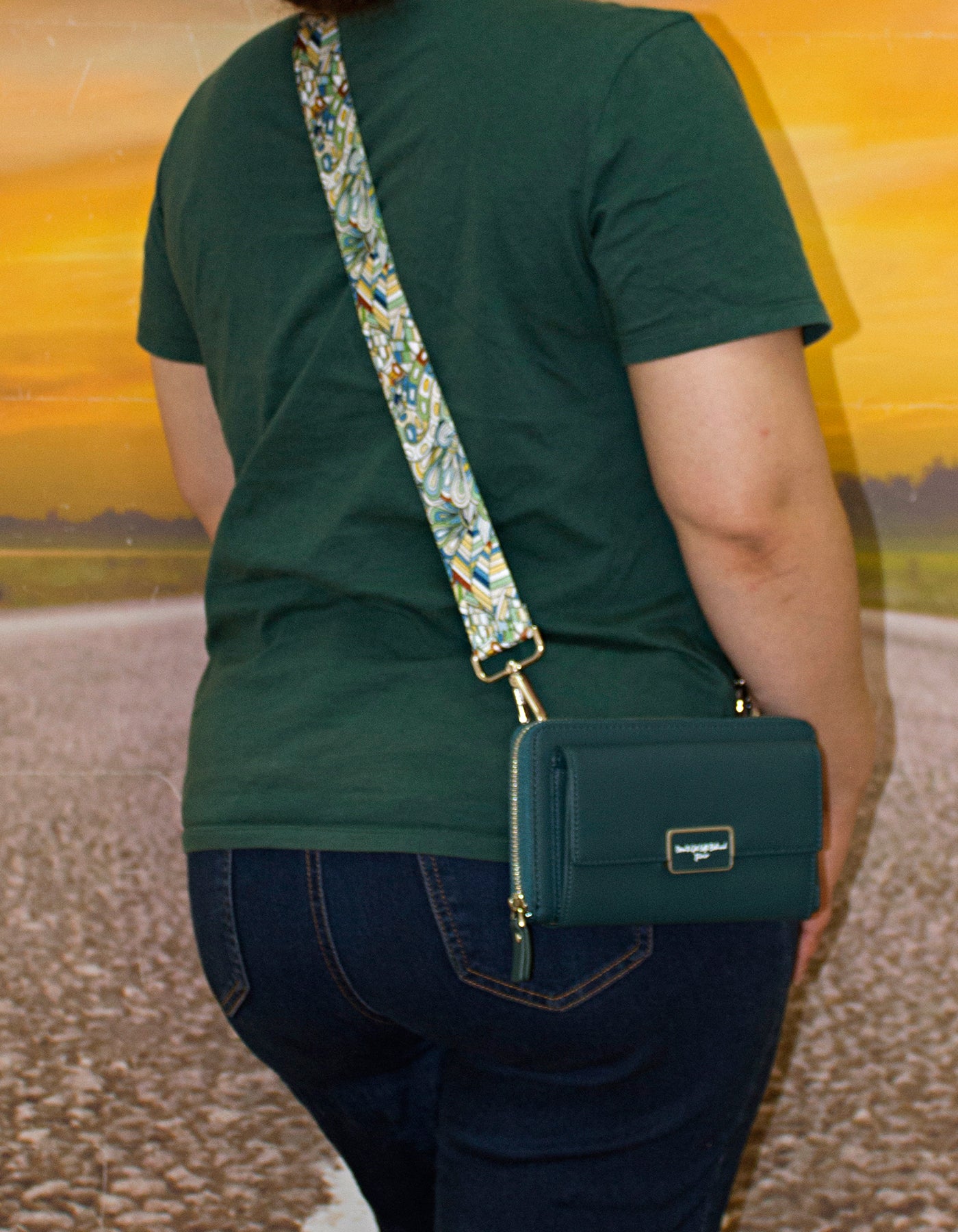 Fino F570+RX240819 Faux Leather 2in1 Crossbody Bag with 2 Removable Straps