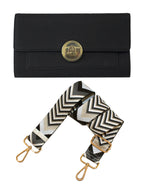 Fino F592-4+RX240819 Faux Leather 2in1 Clutch Bag with 2 Removable Straps