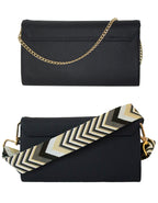 Fino F592-4+RX240819 Faux Leather 2in1 Clutch Bag with 2 Removable Straps