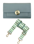 Fino F592-4+RX240819 Faux Leather 2in1 Clutch Bag with 2 Removable Straps