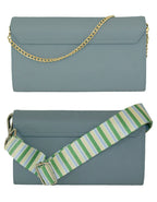 Fino F592-4+RX240819 Faux Leather 2in1 Clutch Bag with 2 Removable Straps