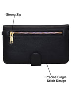 Fino F9705 Faux Leather All in 1 Purse/ Phone Bag with Shoulder Strap