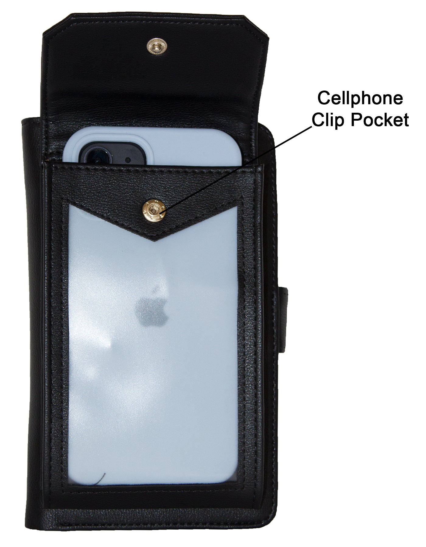 Fino F9705 Faux Leather All in 1 Purse/ Phone Bag with Shoulder Strap