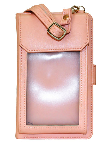 Fino F9705 Faux Leather All in 1 Purse/ Phone Bag with Shoulder Strap