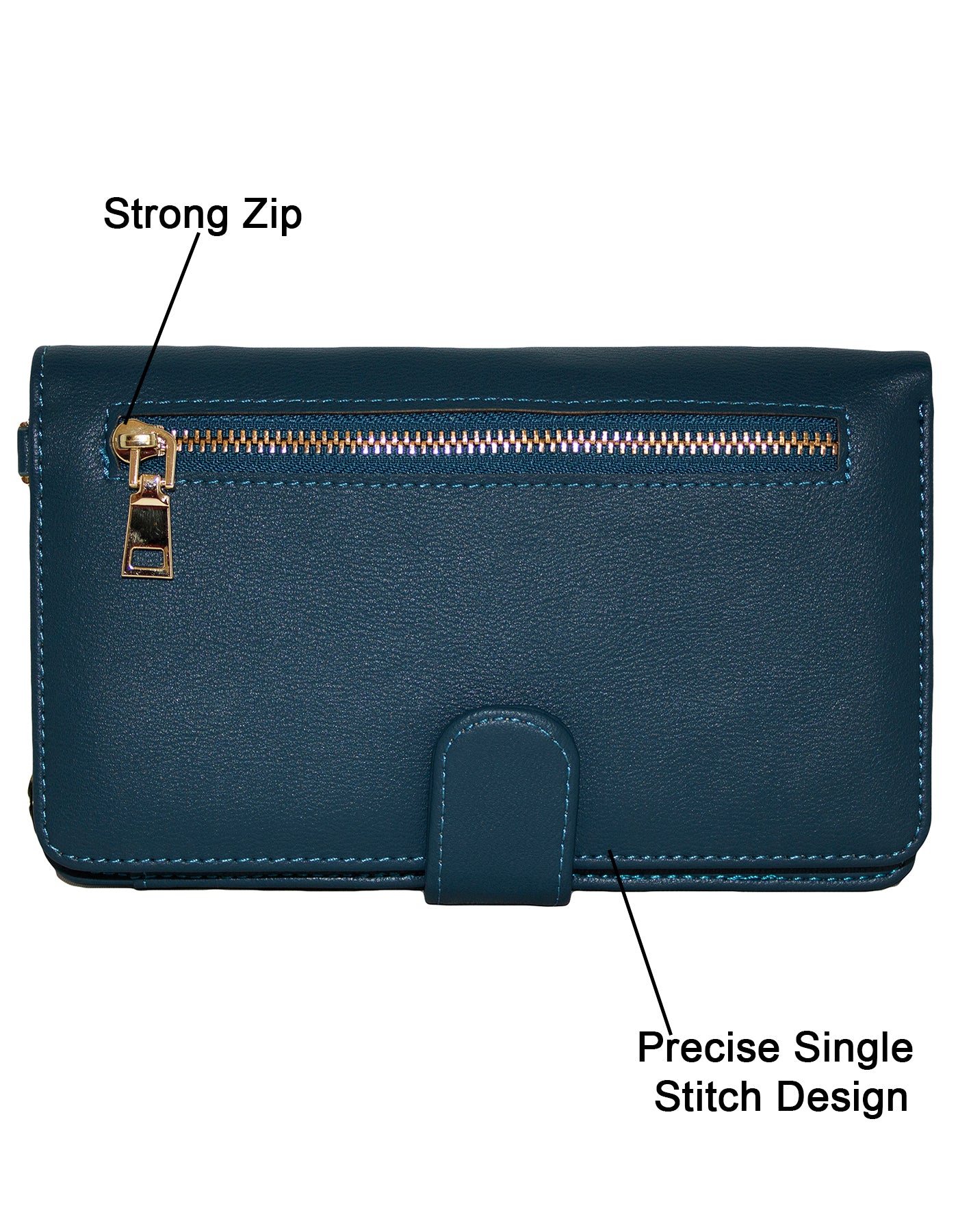 Fino F9705 Faux Leather All in 1 Purse/ Phone Bag with Shoulder Strap