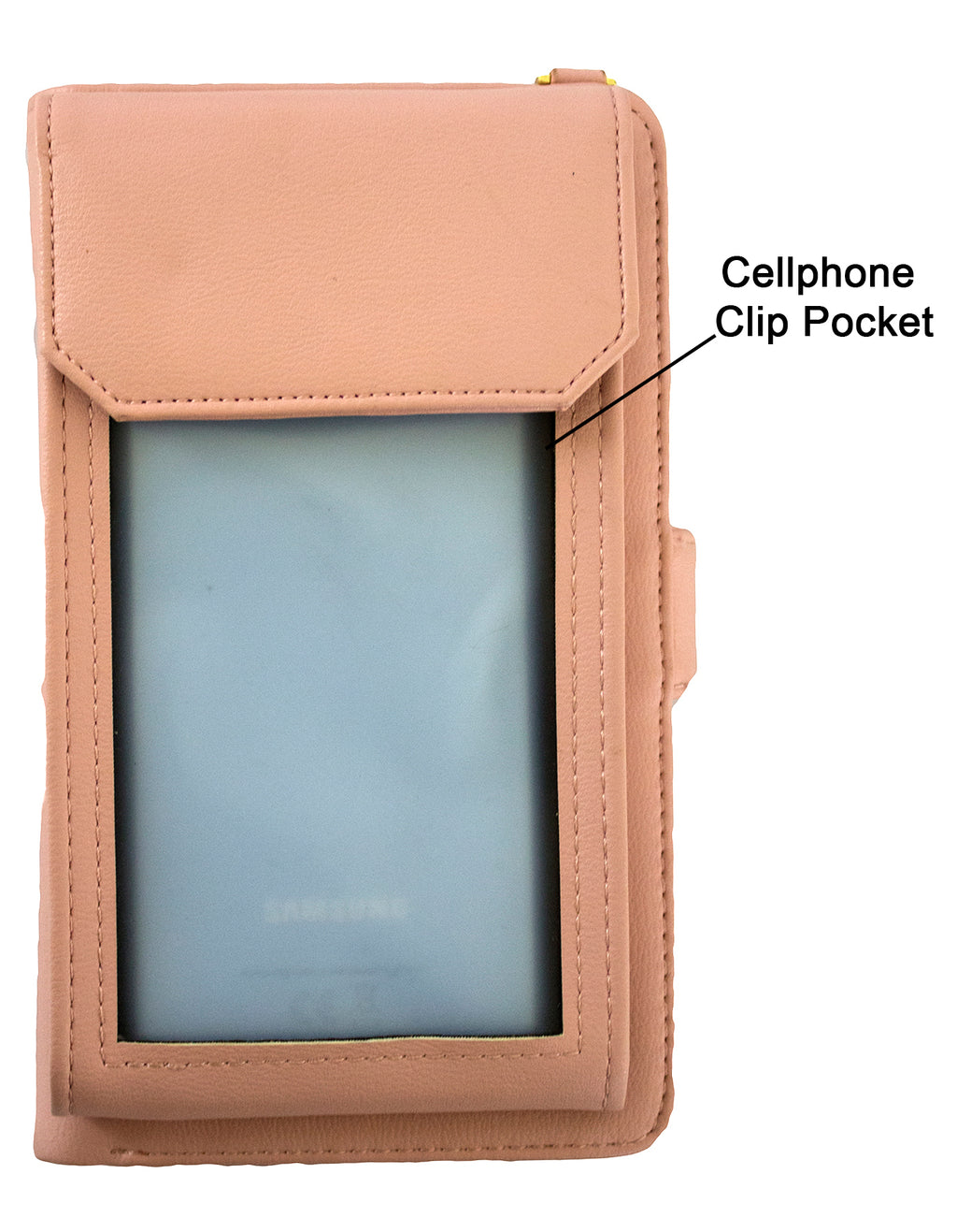 Fino F9705 Faux Leather All in 1 Purse/ Phone Bag with Shoulder Strap