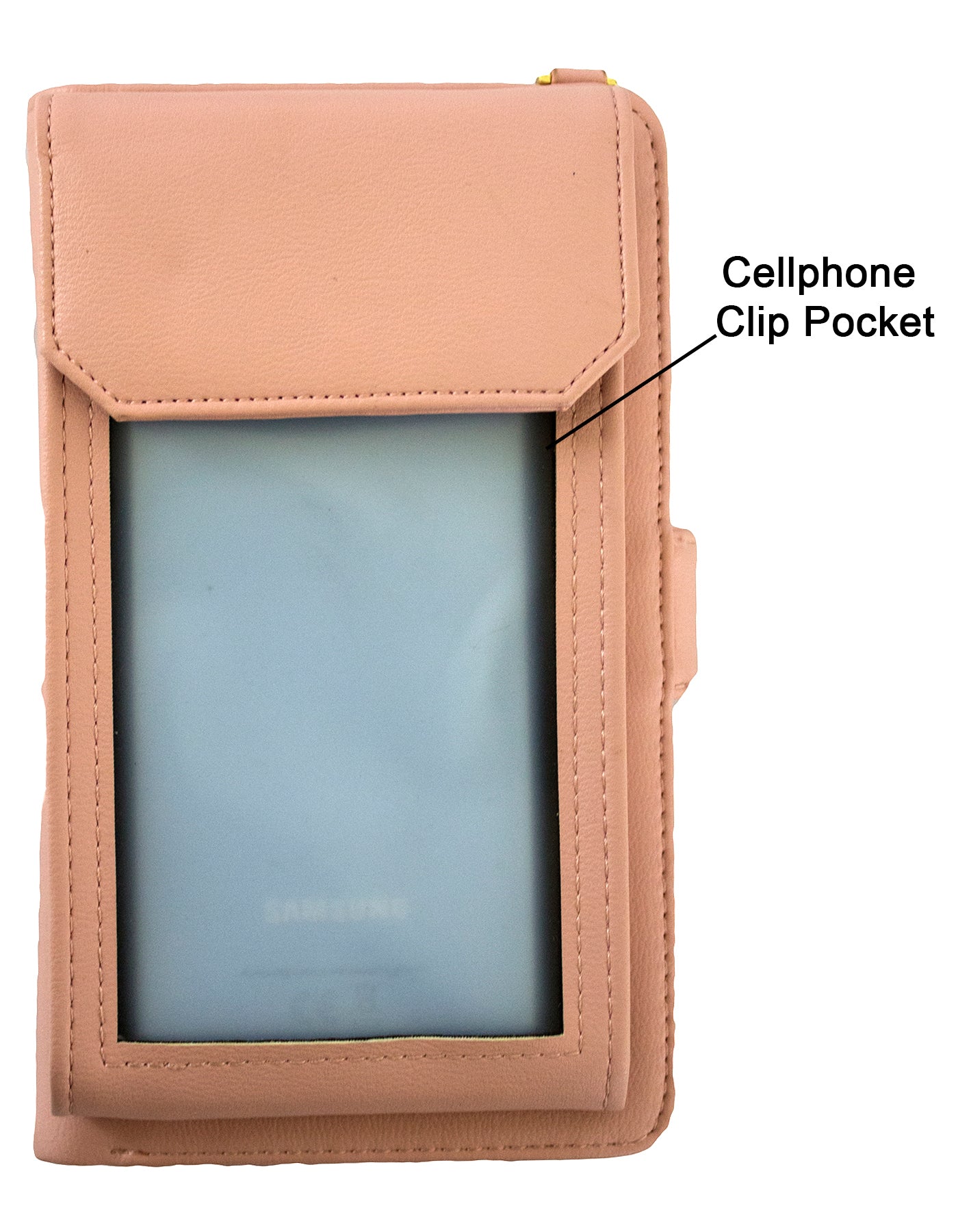 Fino F9705 Faux Leather All in 1 Purse/ Phone Bag with Shoulder Strap