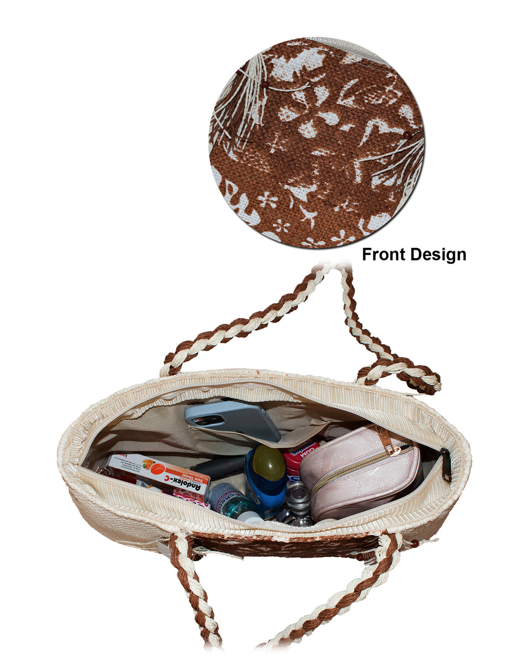 Fino FJ-4572 Straw Beach & Shopping Bag
