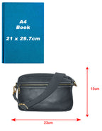 Fino FN-0230 Ladies Full Grain Genuine Leather Sling Bag/ Crossbody