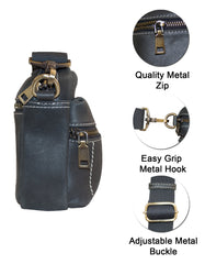 Fino FN-0230 Ladies Full Grain Genuine Leather Sling Bag/ Crossbody