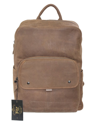 Fino FN-6803 Unisex Full Grain Leather 15-inch Laptop Backpack