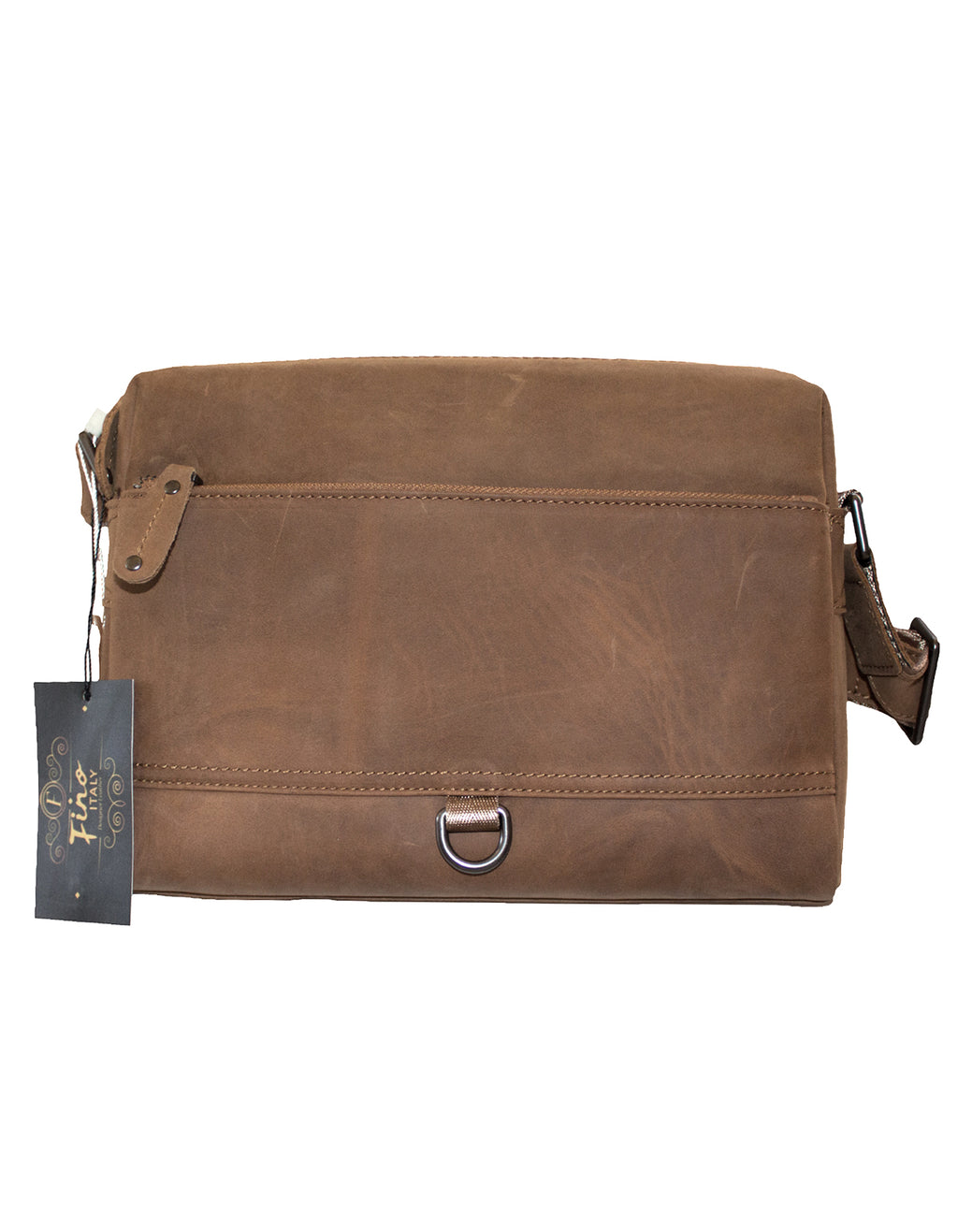 Fino FN-6811 Timeless Full Grain Genuine Leather Crossbody/Sling Bag