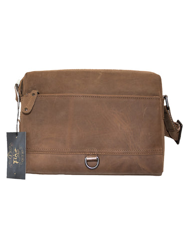 Fino FN-6811 Timeless Full Grain Genuine Leather Crossbody/Sling Bag