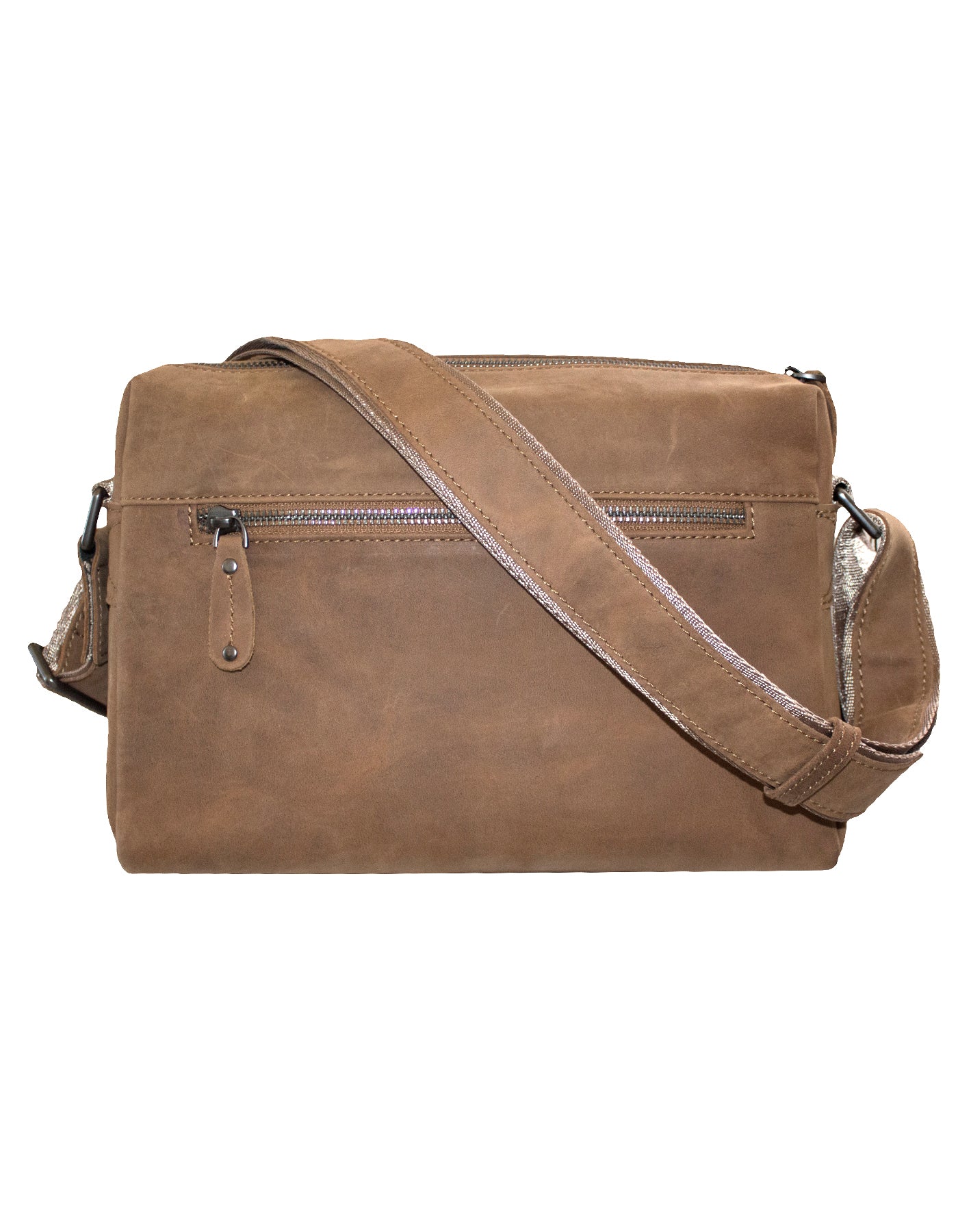 Fino FN-6811 Timeless Full Grain Genuine Leather Crossbody/Sling Bag