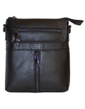 Fino FN20219-3 Unisex Full Grain Genuine Leather Sling/ Satchel Bag
