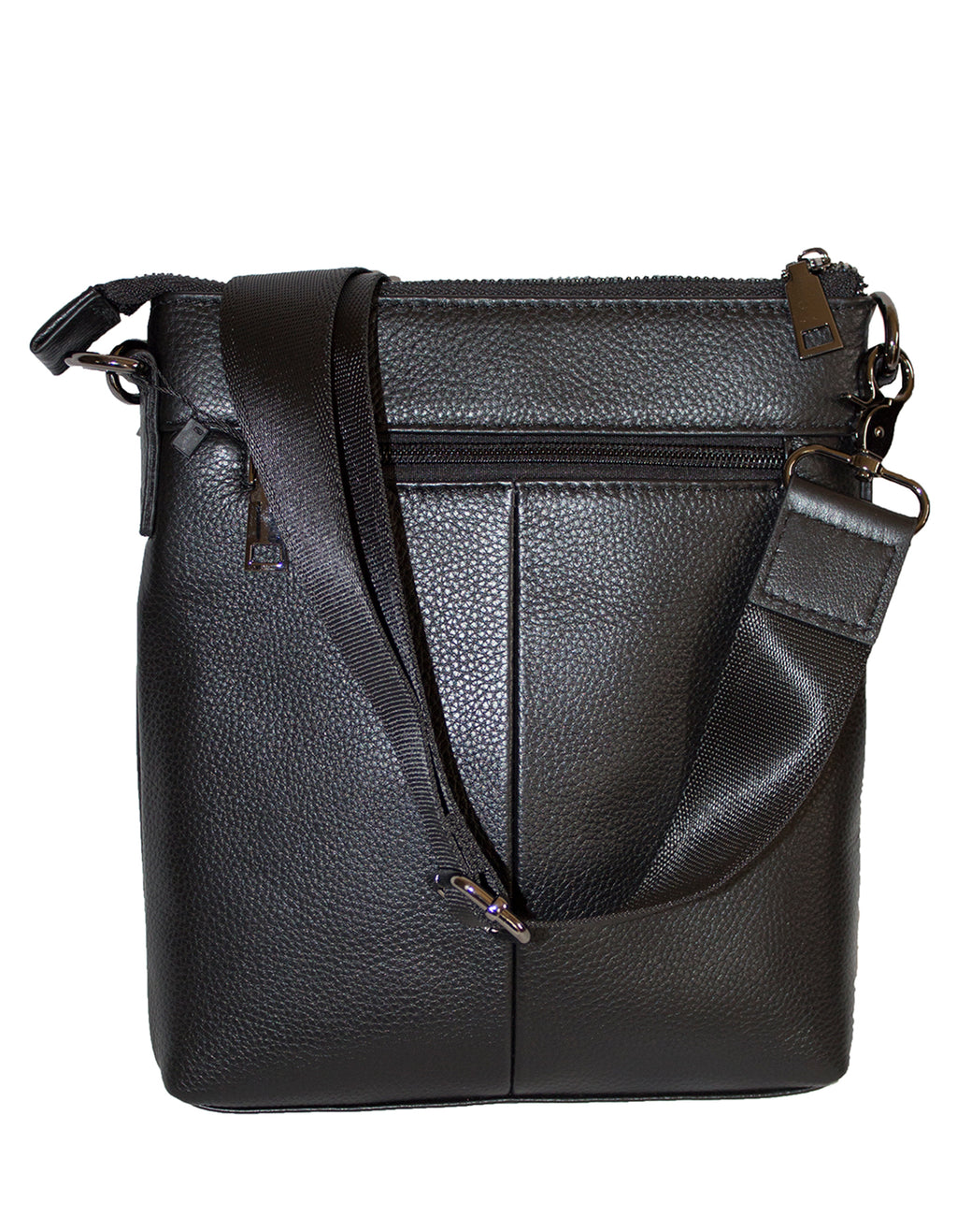 Fino FN20219-3 Unisex Full Grain Genuine Leather Sling/ Satchel Bag