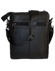 Fino FN8021-2 Unisex Full Grain Genuine Leather Sling/ Crossbody Bag