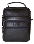 Fino FN8022-3 Unisex Full Grain Genuine Leather Sling/ Satchel Bag
