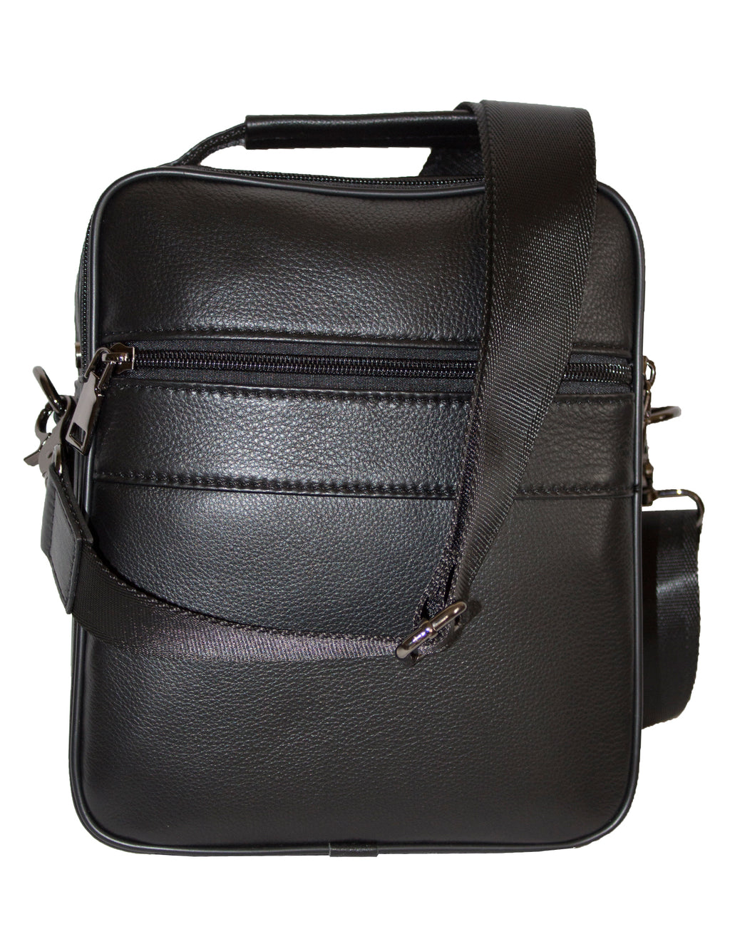 Fino FN8022-3 Unisex Full Grain Genuine Leather Sling/ Satchel Bag