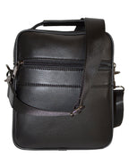 Fino FN8022-3 Unisex Full Grain Genuine Leather Sling/ Satchel Bag