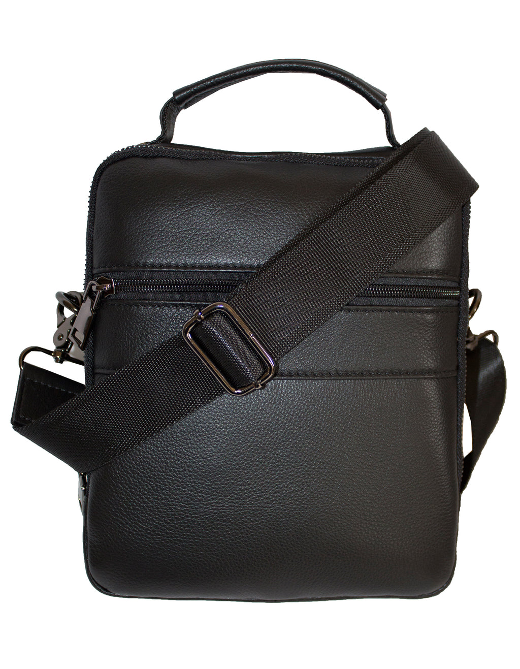 Fino FN8024-3 Unisex Full Grain Genuine Leather Sling/ Satchel Bag