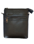 Fino FN8038-2 Unisex Full Grain Genuine Leather Sling/ Satchel Bag