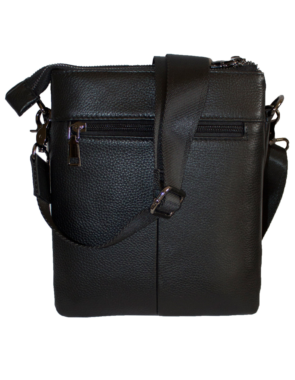 Fino FN8038-2 Unisex Full Grain Genuine Leather Sling/ Satchel Bag