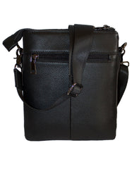 Fino FN8038-2 Unisex Full Grain Genuine Leather Sling/ Satchel Bag