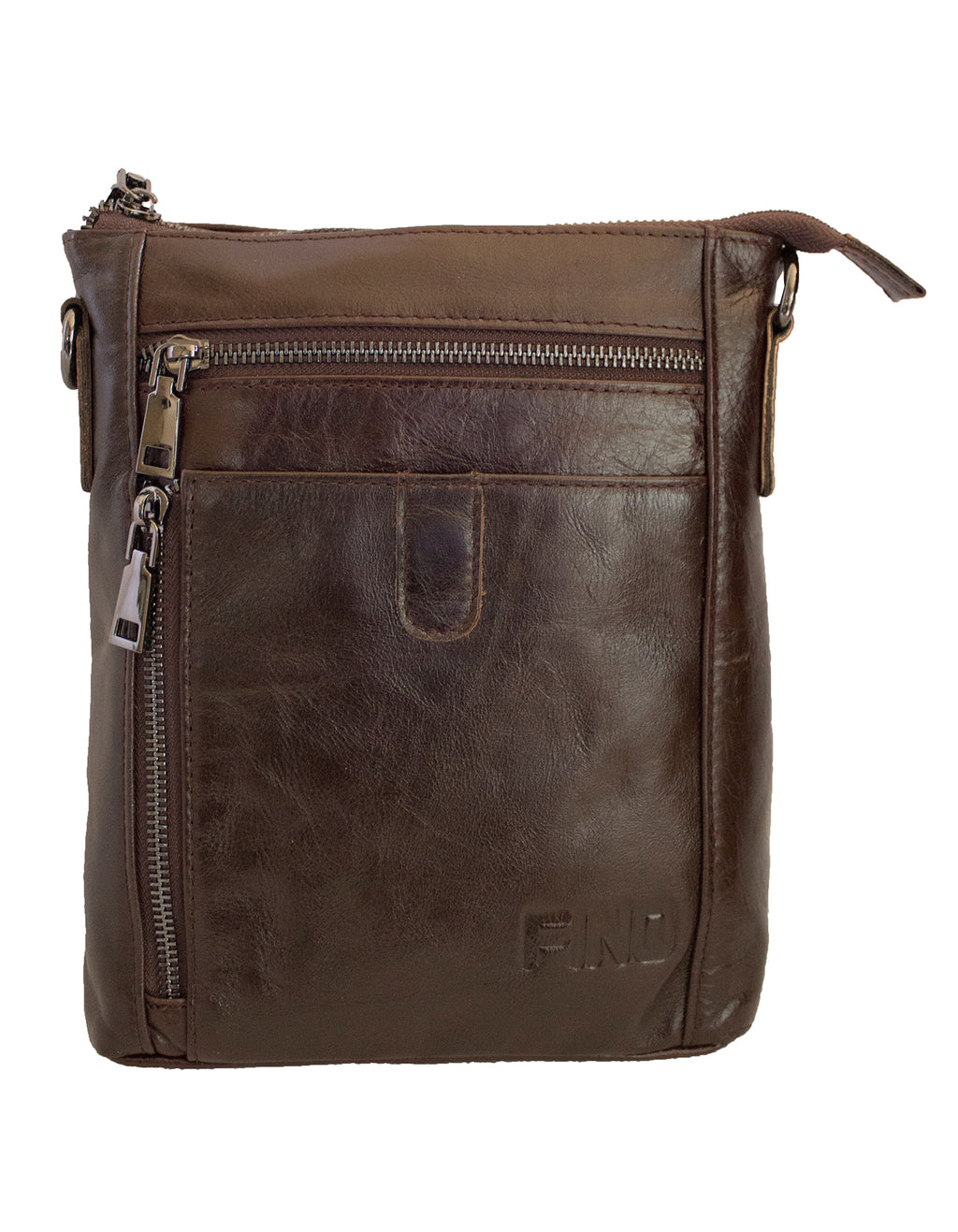 Fino FN8056- 3 Unisex Business Genuine Leather Sling/ Satchel Bag