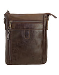 Fino FN8056- 3 Unisex Business Genuine Leather Sling/ Satchel Bag