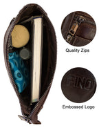 Fino FN8056- 3 Unisex Business Genuine Leather Sling/ Satchel Bag