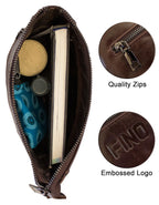 Fino FN8059-2 Unisex Business Genuine Leather Sling/ Satchel Bag