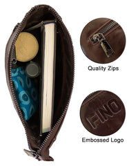 Fino FN8059-2 Unisex Business Genuine Leather Sling/ Satchel Bag
