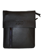 Fino FN8306-3 Unisex Full Grain Genuine Leather Sling/ Satchel Bag
