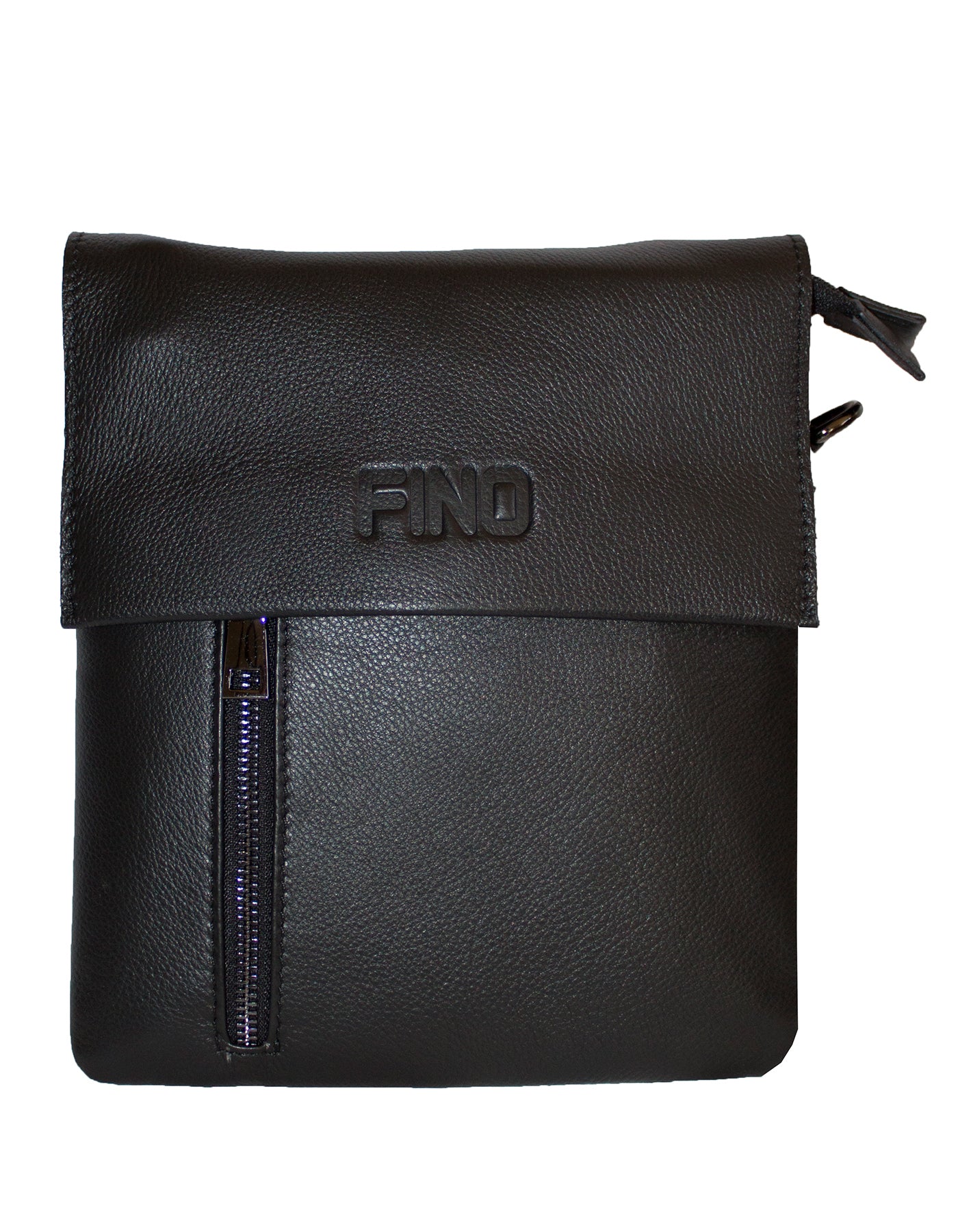 Fino FN8306-3 Unisex Full Grain Genuine Leather Sling/ Satchel Bag
