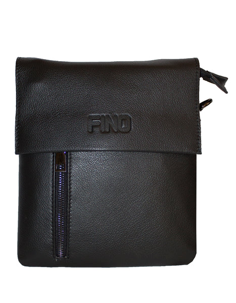 Fino FN8306-3 Unisex Full Grain Genuine Leather Sling/ Satchel Bag