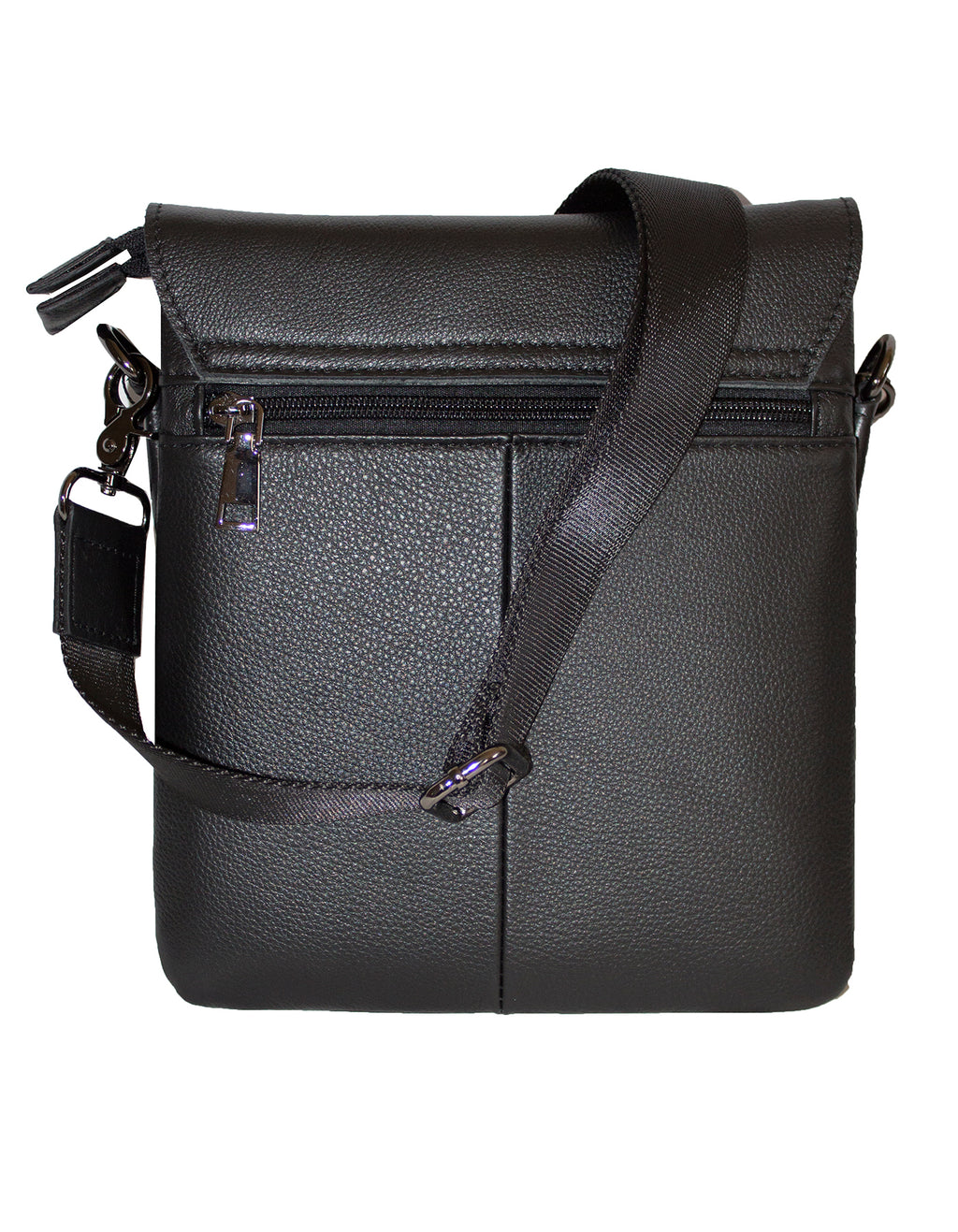 Fino FN8306-3 Unisex Full Grain Genuine Leather Sling/ Satchel Bag