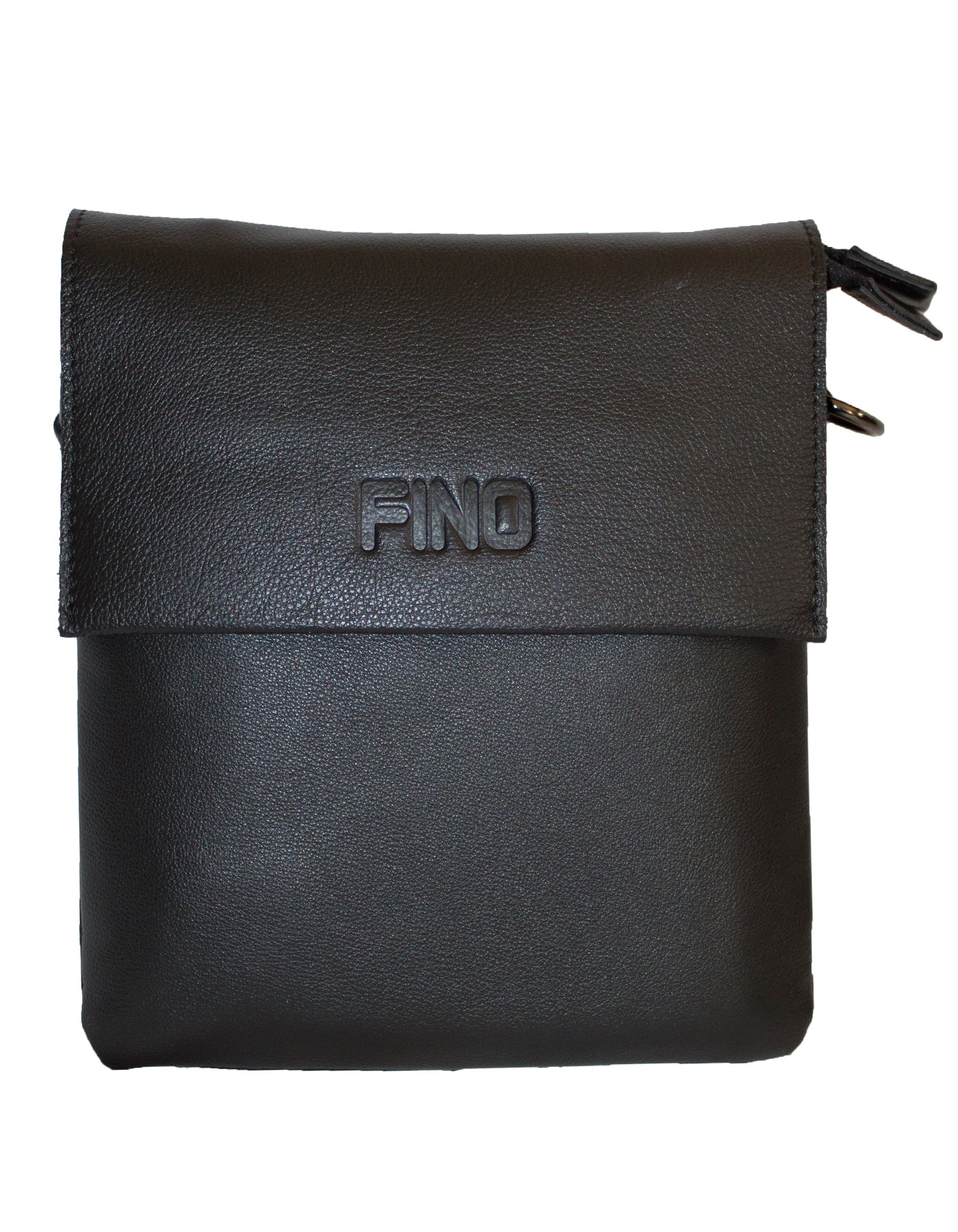 Fino FN8307-3 Unisex Full Grain Genuine Leather Sling/ Satchel Bag
