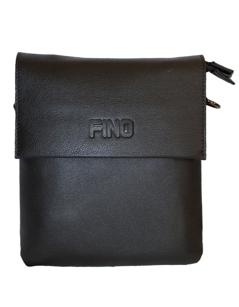 Fino FN8307-3 Unisex Full Grain Genuine Leather Sling/ Satchel Bag