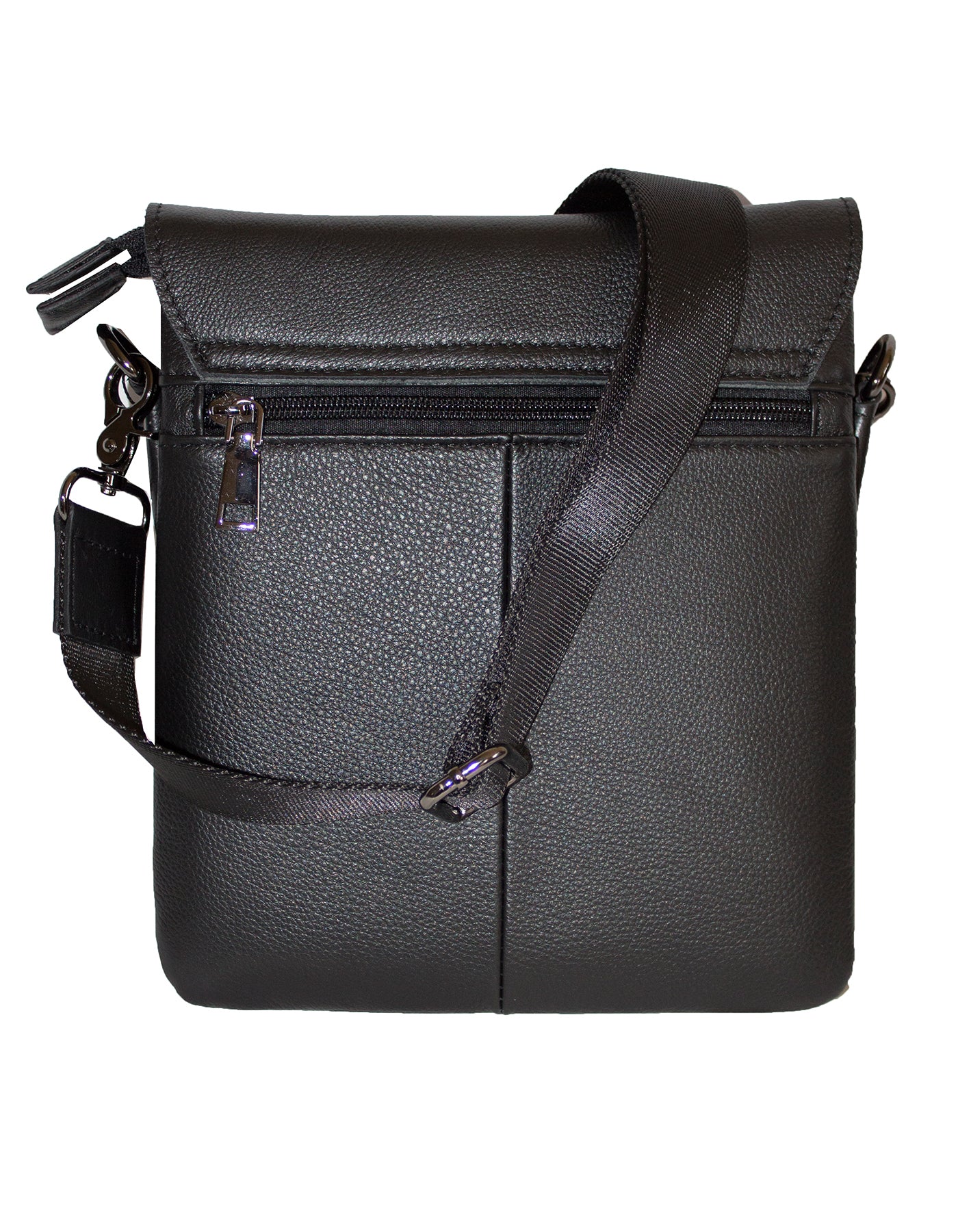 Fino FN8307-3 Unisex Full Grain Genuine Leather Sling/ Satchel Bag