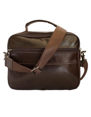 Fino FN8813-3 Unisex Business Genuine Leather Messenger/ Sling Bag