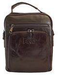 Fino FN8840 Unisex Business Genuine Leather Sling/ Satchel Bag