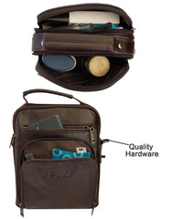 Fino FN8840 Unisex Business Genuine Leather Sling/ Satchel Bag